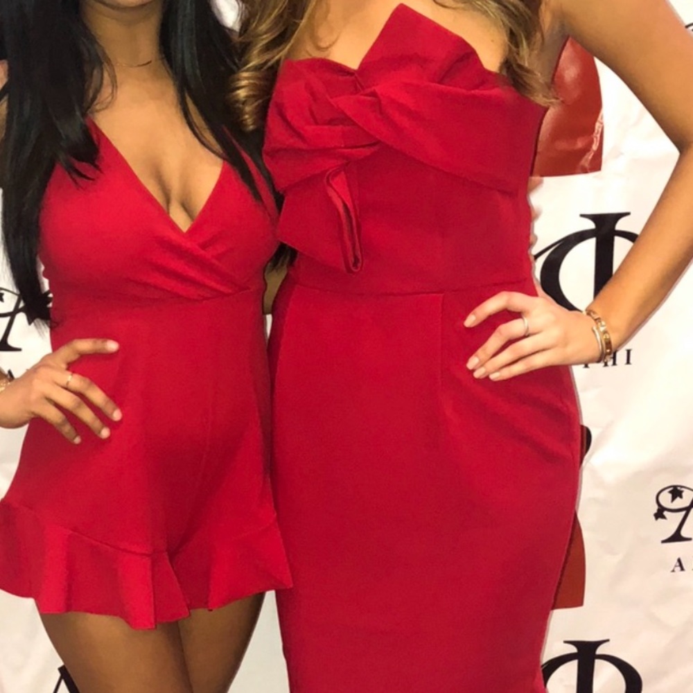 Red dress